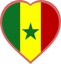 Senegal Heart Badge