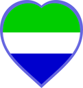 Sierra Leone Heart Badge