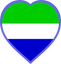 Sierra Leone Heart Badge