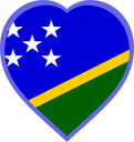 Solomon Islands Heart Badge