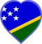 Solomon Islands Heart Badge