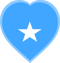 Somalia Heart Badge