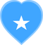 Somalia Heart Badge
