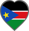 South Sudan Heart Badge