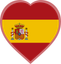 Spain Heart Badge