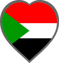 Sudan Heart Badge