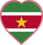 Suriname Heart Badge