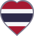 Thailand Heart Badge