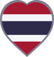 Thailand Heart Badge