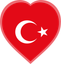 Turkey Heart Badge