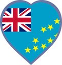 Tuvalu Heart Badge