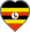 Uganda Heart Badge