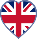 United Kingdom Heart Badge