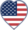 Heart Badge US