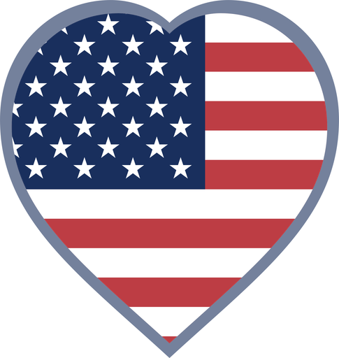 Heart Badge US