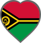 Vanuatu Heart Badge