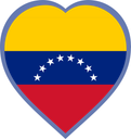 Venezuela Heart Badge