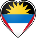 Antigua And Barbuda Heart