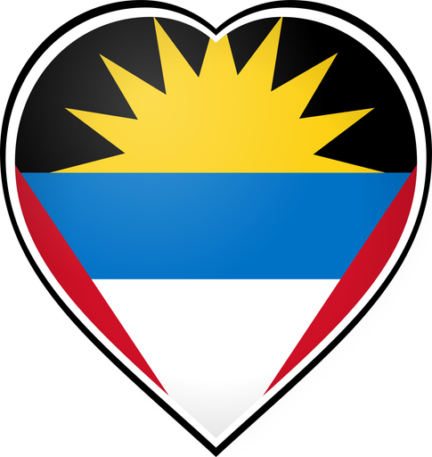 Antigua And Barbuda Heart