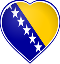 Bosnia And Herzegovina Heart