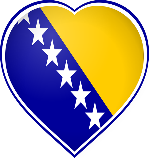 Bosnia And Herzegovina Heart