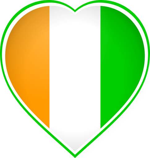 Ivory Coast Heart