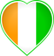 Ivory Coast Heart