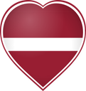 Latvia Heart
