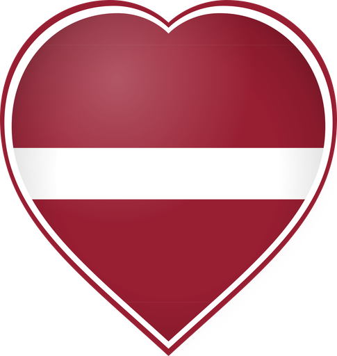 Latvia Heart