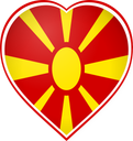 North Macedonia Heart