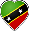 Saint Kitts And Nevis Heart