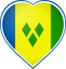 Saint Vincent And The Grenadines Heart