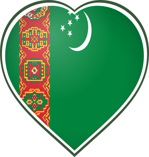 Turkmenistan Heart