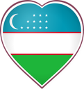 Uzbekistan Heart