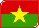 Burkina Faso Leaf Badge