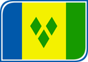 Saint Vincent And The Grenadines Leaf Badge