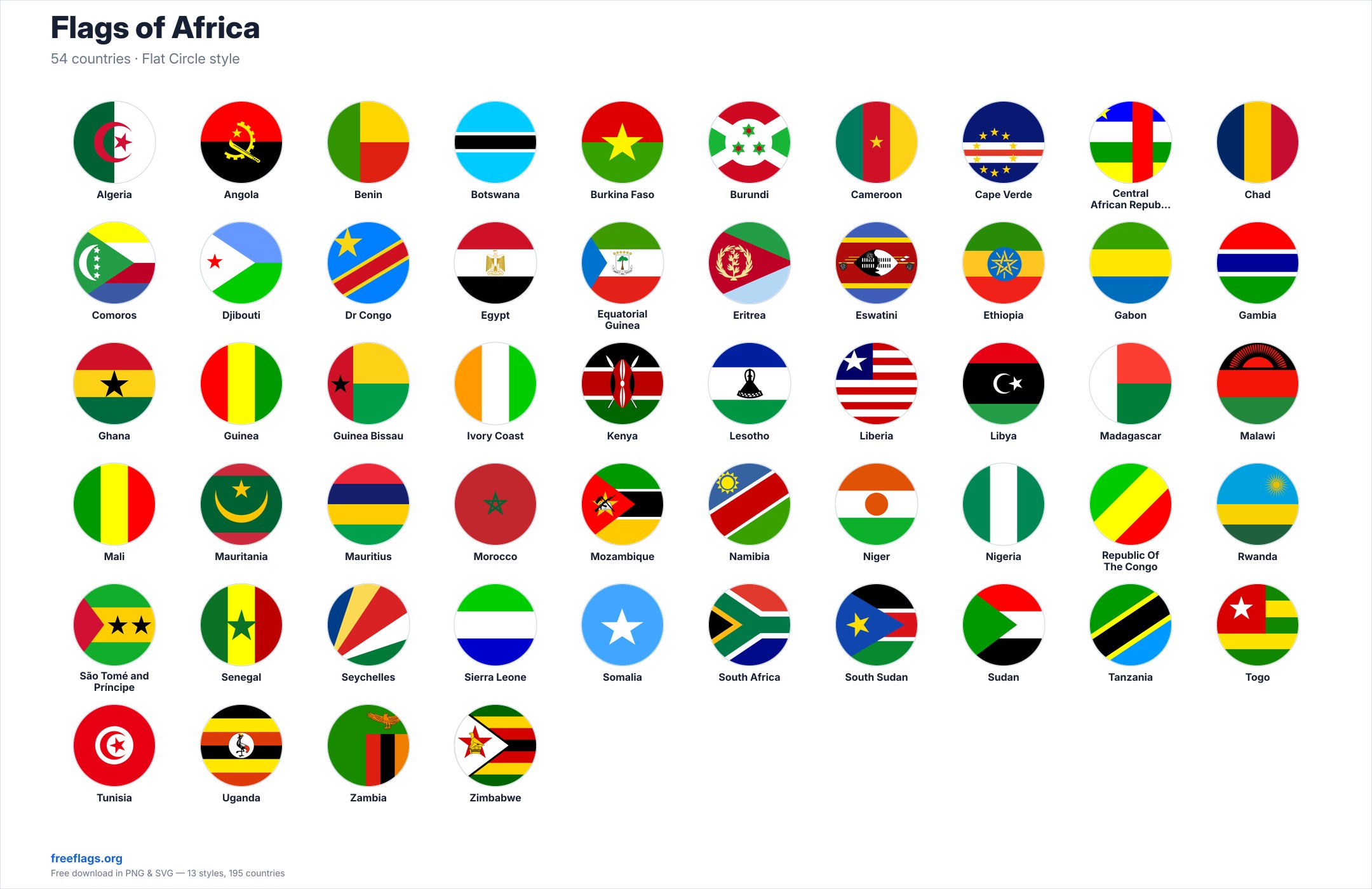 Flags of Africa