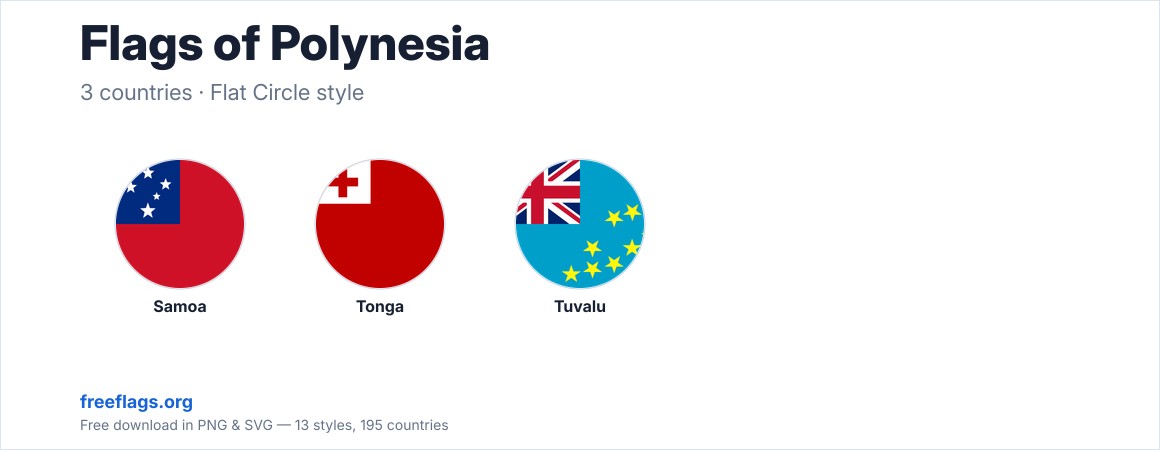 Flags of Polynesia