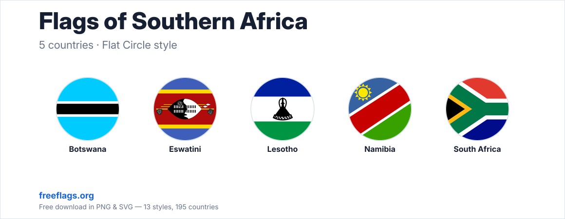 Flags of Southern Africa