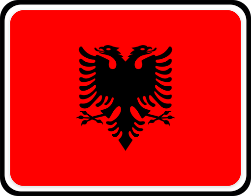 Albania Rounded Badge