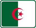 Algeria Rounded Badge