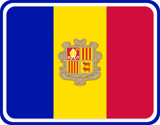 Andorra Rounded Badge