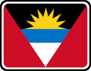 Antigua And Barbuda Rounded Badge