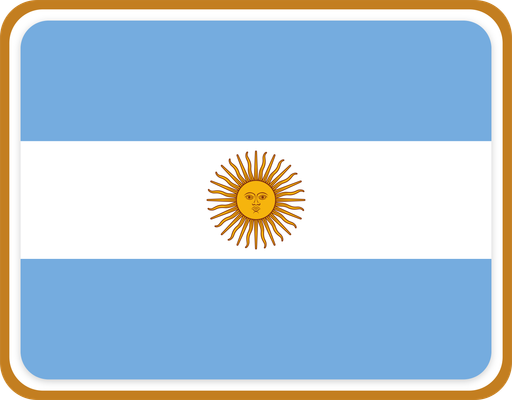 Argentina Rounded Badge