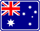 Australia Rounded Badge