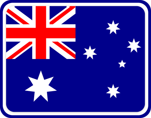 Australia Rounded Badge