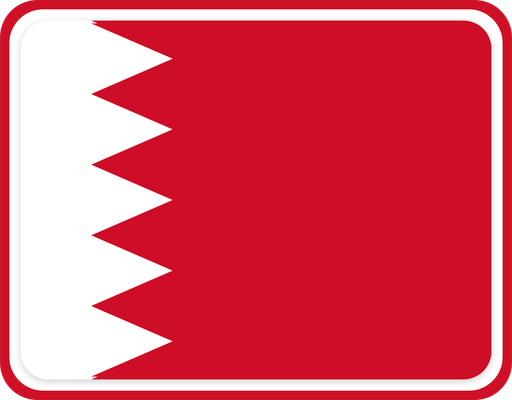 Bahrain Rounded Badge