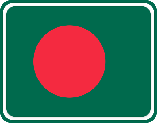 Bangladesh Rounded Badge