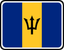 Barbados Rounded Badge