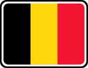 Belgium Rounded Badge